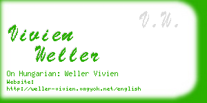 vivien weller business card